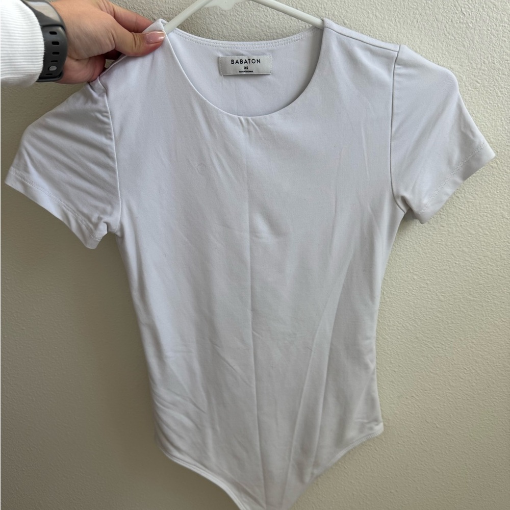 Babaton White Women's Bodysuit